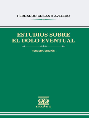 cover image of Estudios sobre el dolo eventual